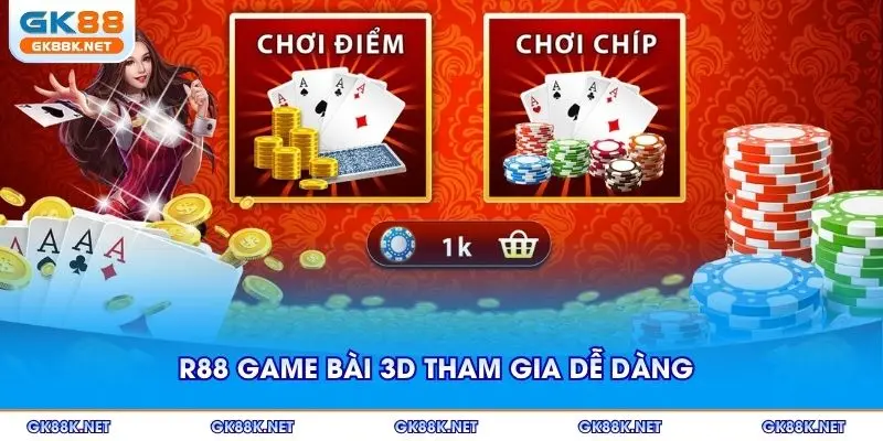 R88 game bài 3D tham gia dễ dàng