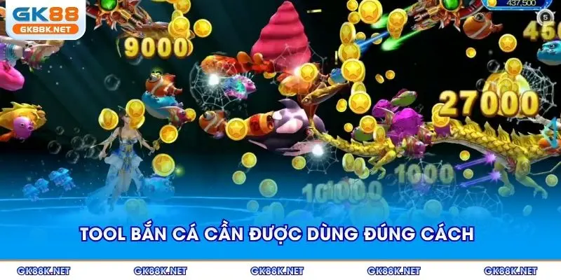Tool bắn cá cần được dùng đúng cách